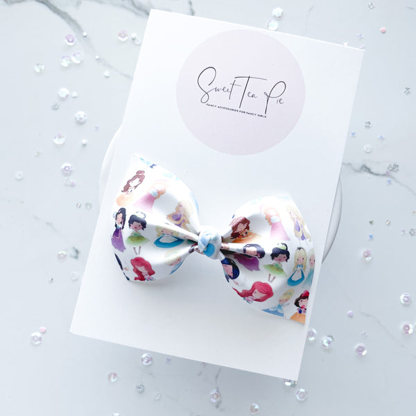 Princess Party Knot Hair Bow