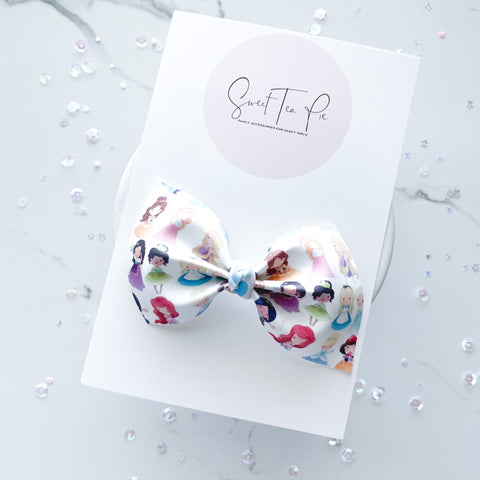 Princess Party Knot Hair Bow