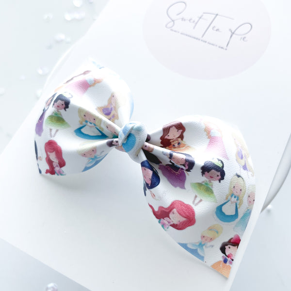 Princess Party Knot Hair Bow