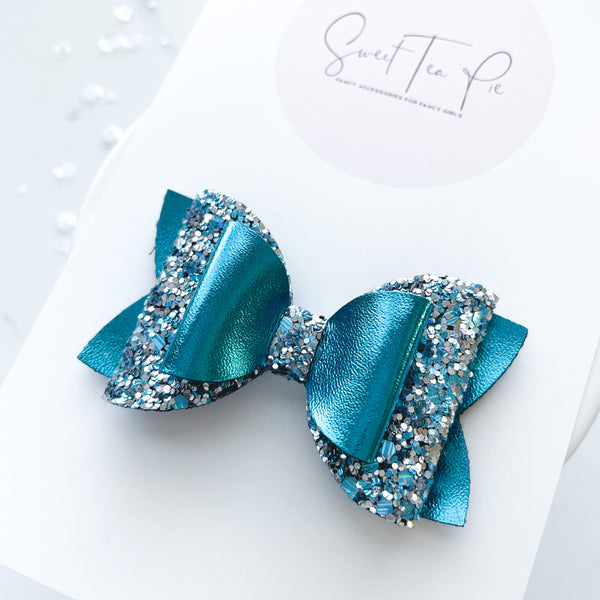Elsa Double Loop Hair Bow