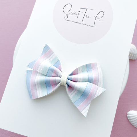 Coastal Cutie Pinwheel Hair Bow