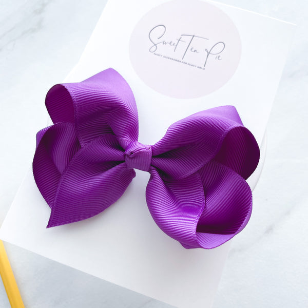 Violet Ribbon Boutique Hair Bow