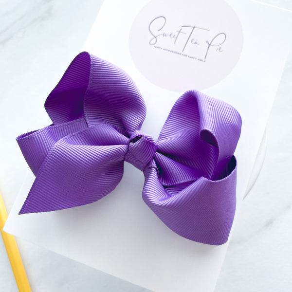 Iris Ribbon Boutique Hair Bow