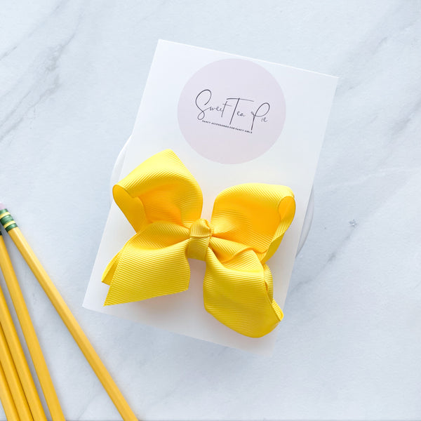 Yellow Ribbon Boutique Hair Bow