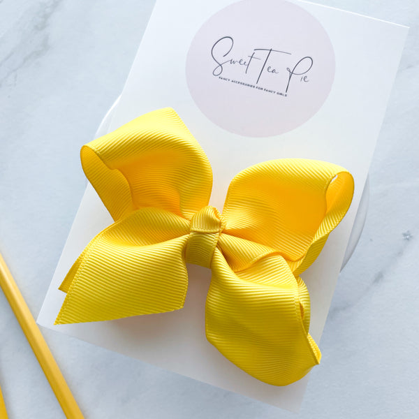 Yellow Ribbon Boutique Hair Bow