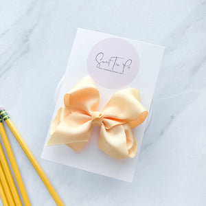 Gold Ribbon Boutique Hair Bow