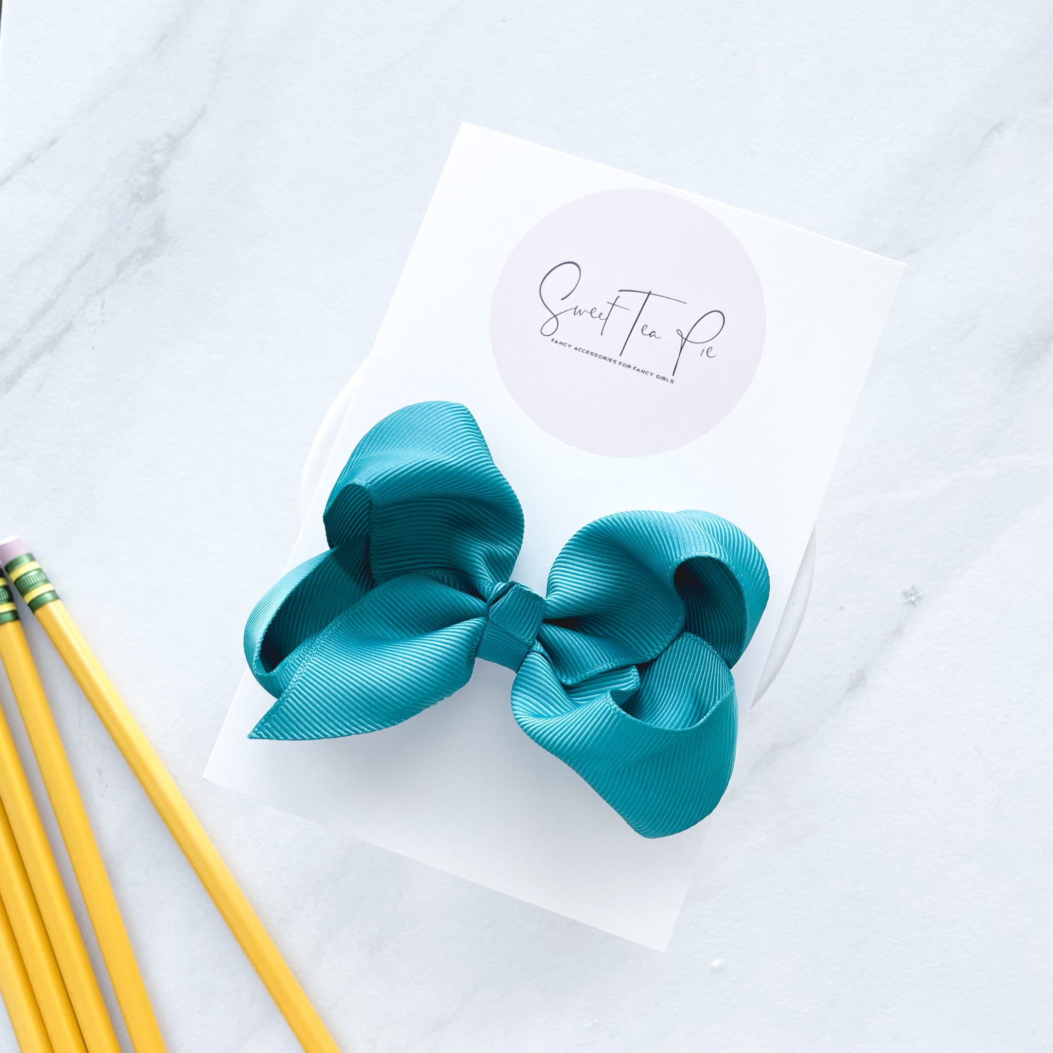 Ocean Ribbon Boutique Hair Bow