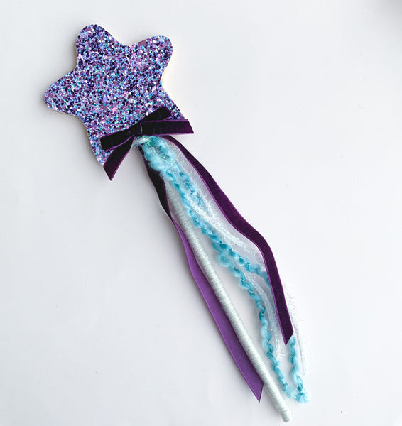 Mermaid Vibes Glitter Star Wand