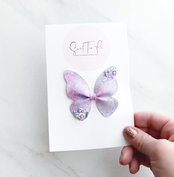 Just Like Magic Sequin Butterfly Clip #2