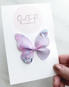 Just Like Magic Sequin Butterfly Clip #2