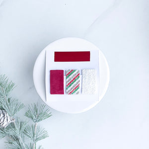 Candy Stripe Tiny Snap Clip Set