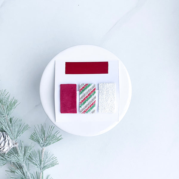 Candy Stripe Tiny Snap Clip Set