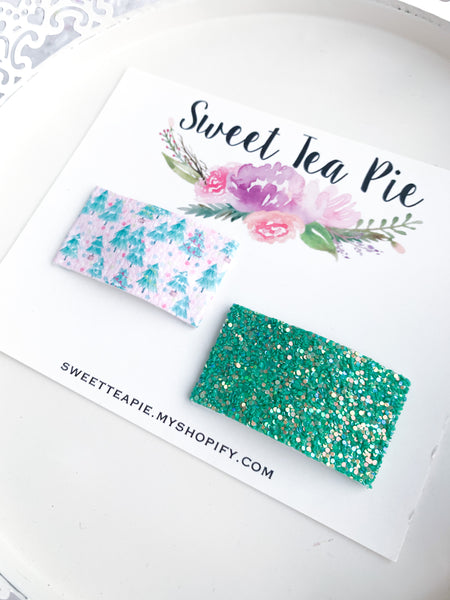 Holiday Spruce Snap Clip Set