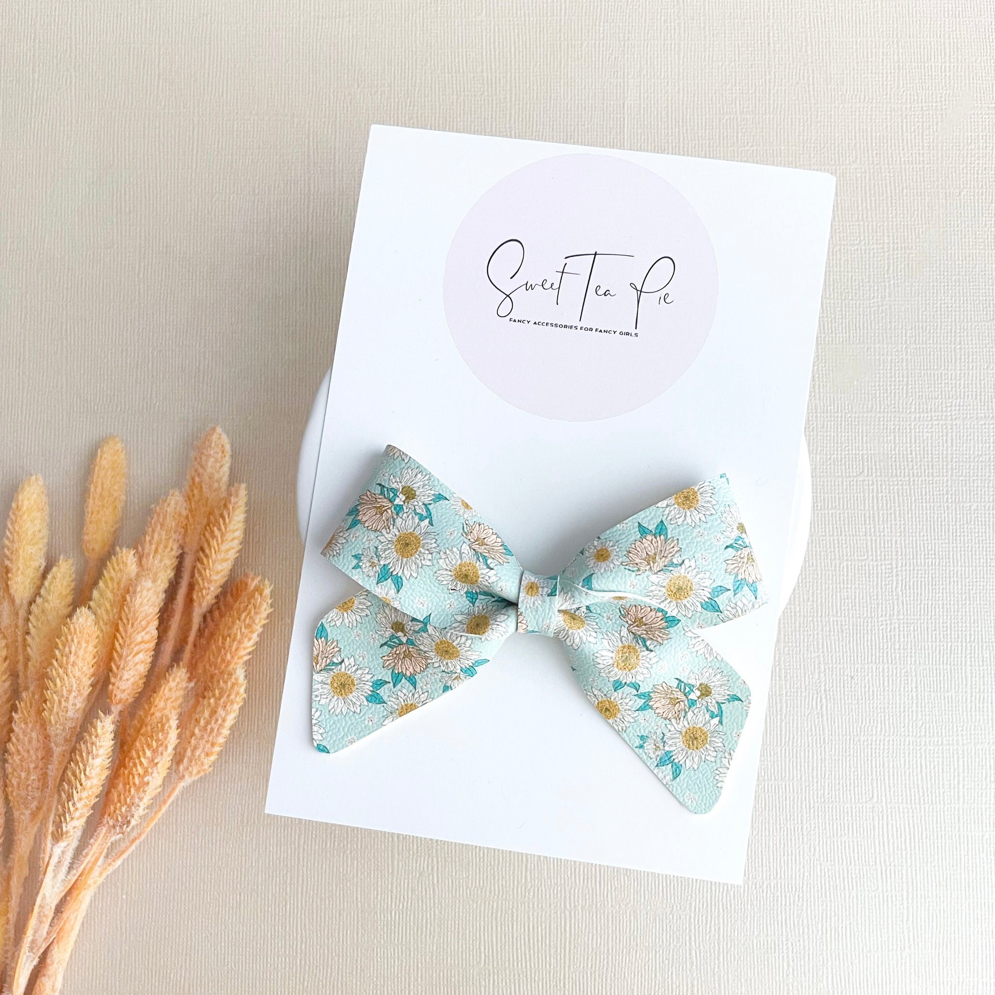 Sunflower Fields Schoolgirl Bow