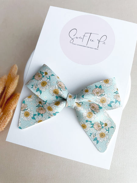 Sunflower Fields Schoolgirl Bow