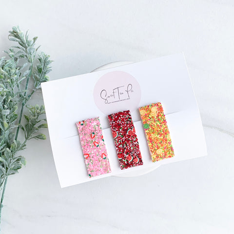 Fruit Salad Snap Clip - Set of 3