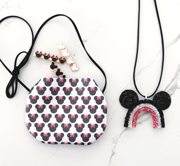 Glitter Rainbow - Mickey Mouse - Necklace