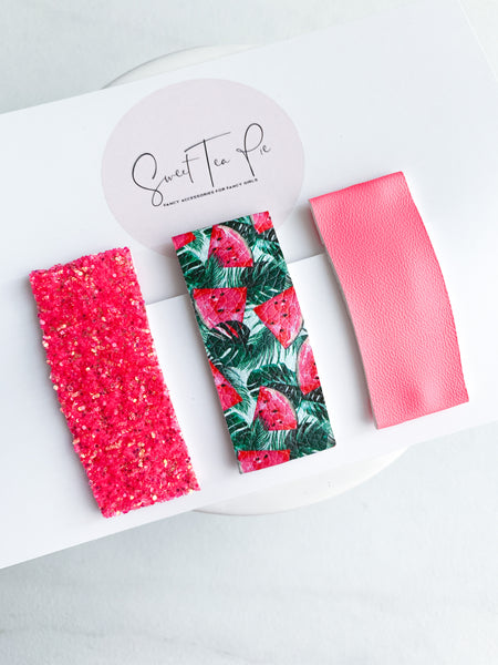 Watermelon Craze Snap Clip - Set of 3