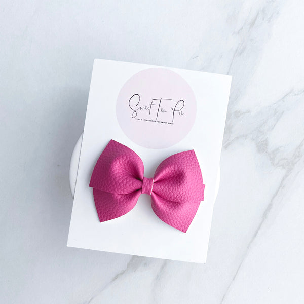 Popsicle Pink Modern Lu Hair Bow