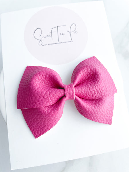 Popsicle Pink Modern Lu Hair Bow