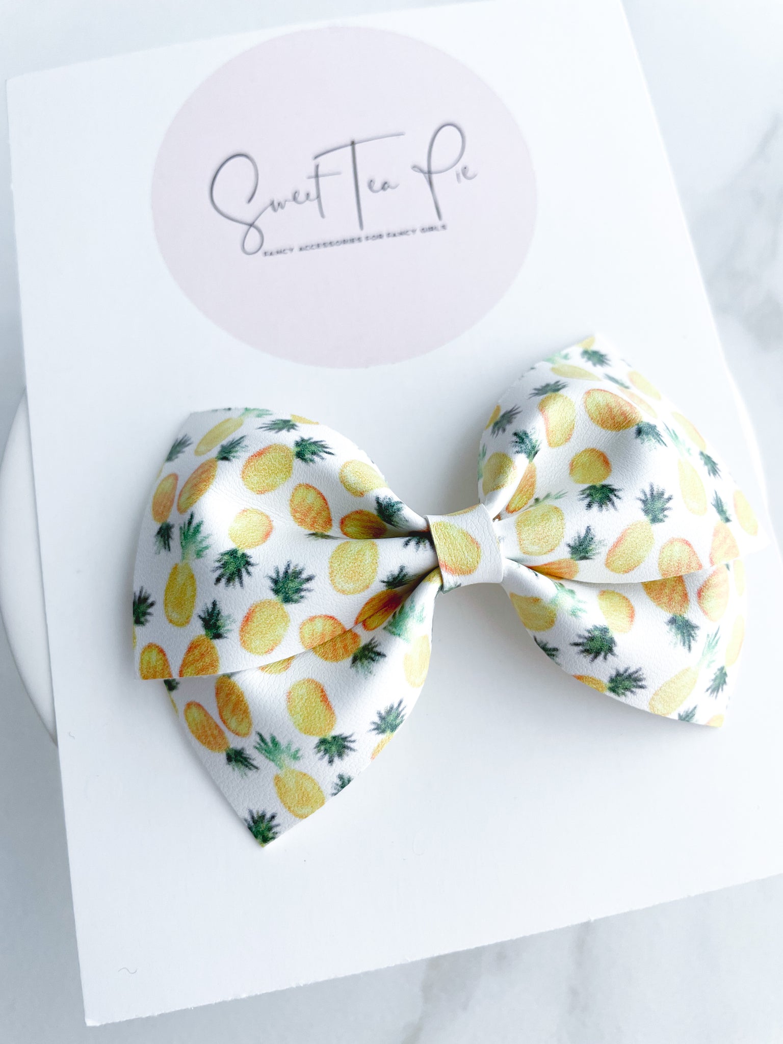 Pineapple Modern Lu Hair Bow