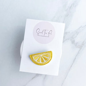Lemon Slice Glam Clip