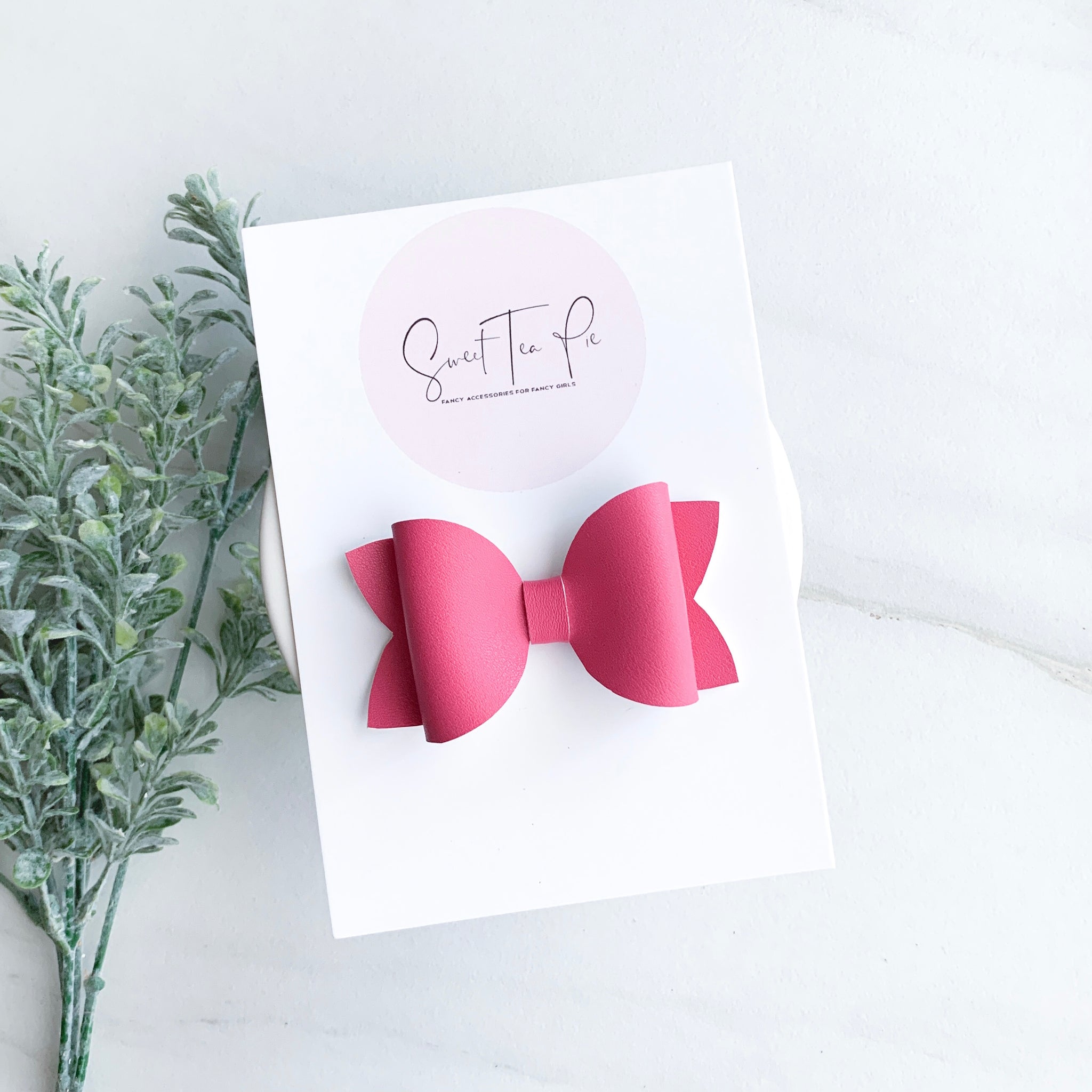 Watermelon Single Loop Hair Bow
