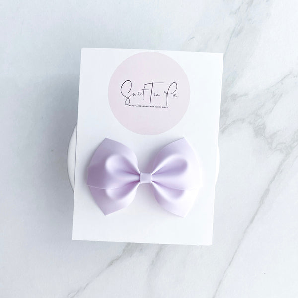 Lavender Modern Lu Hair Bow (POOL BOW)