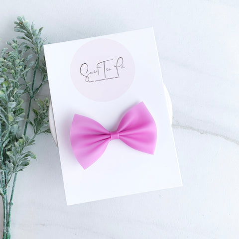 Purple Jelly Hair Bow (Waterproof)