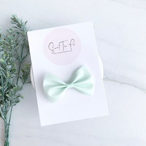 Melon Green Jelly Hair Bow (Waterproof)