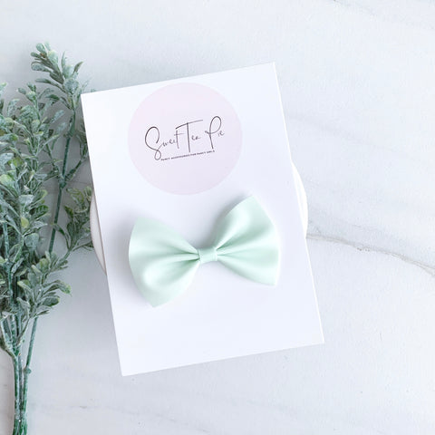 Melon Green Jelly Hair Bow (Waterproof)