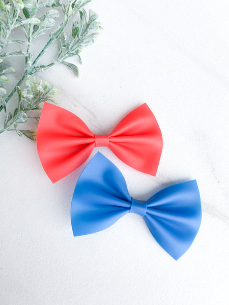 Red Jelly Hair Bow (Waterproof)