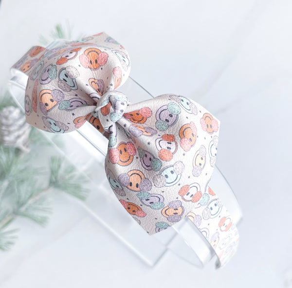 Winter Smileys Headband
