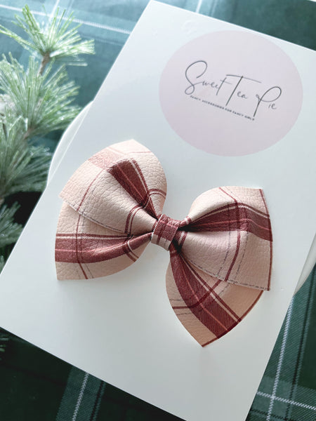 Holiday Sweater Modern Lu Hair Bow