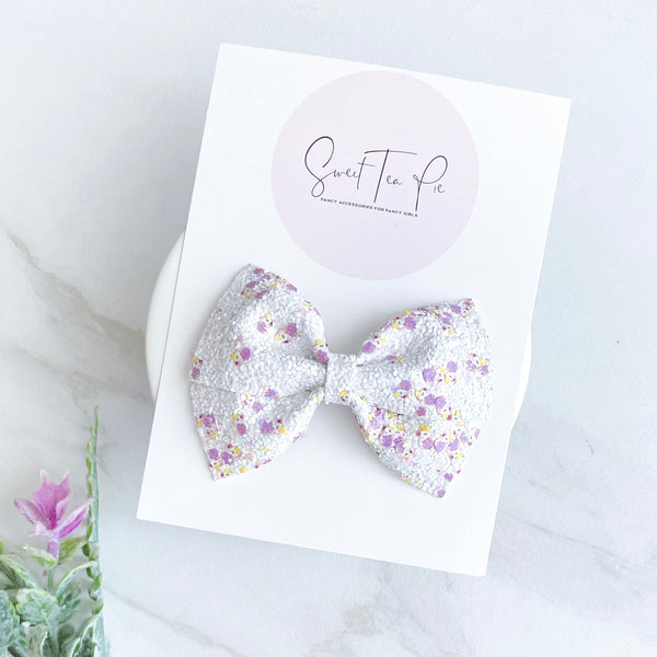 Unicorn Glitter Modern Lu Hair Bow