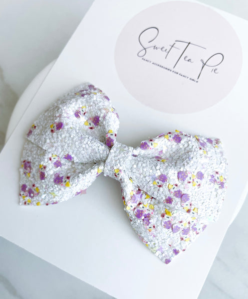 Unicorn Glitter Modern Lu Hair Bow