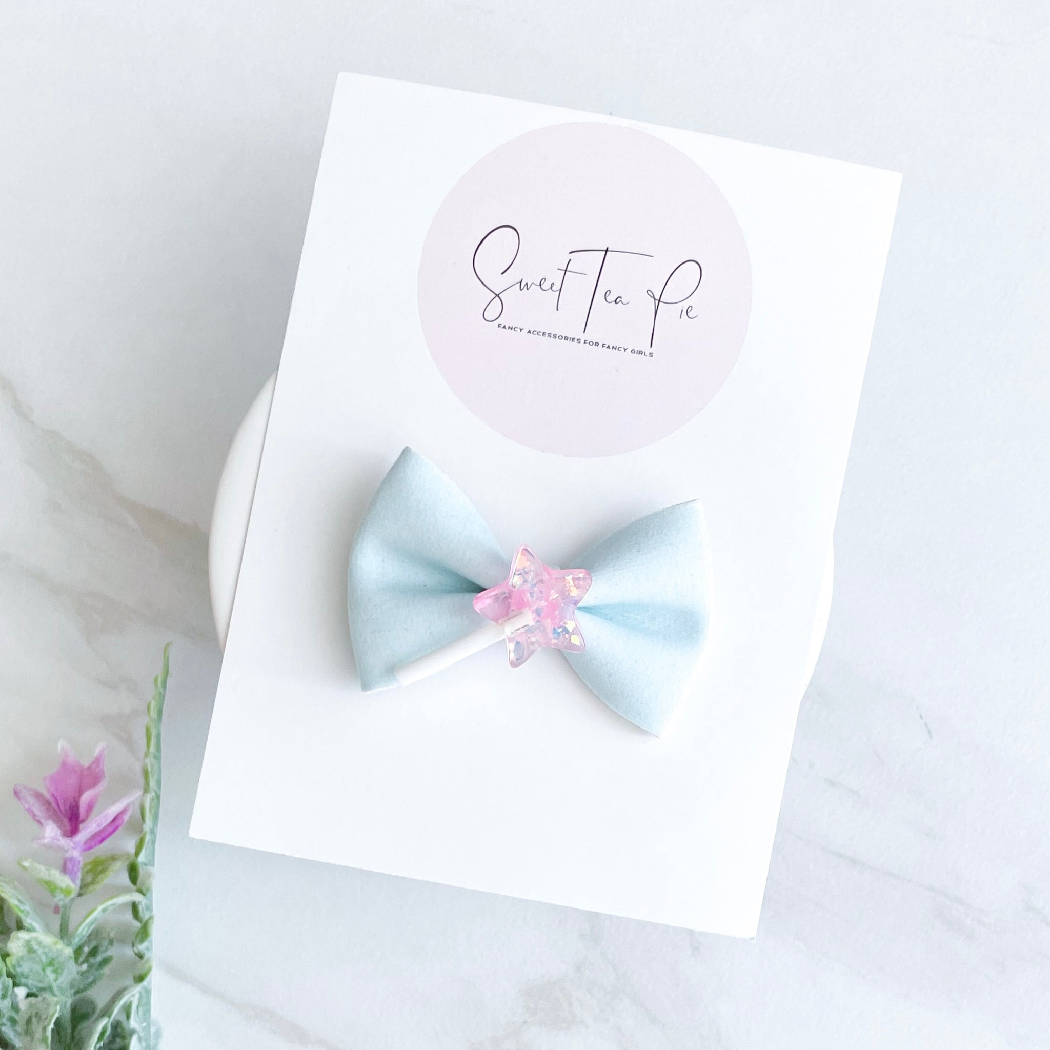 Star Lollipop Hair Bow