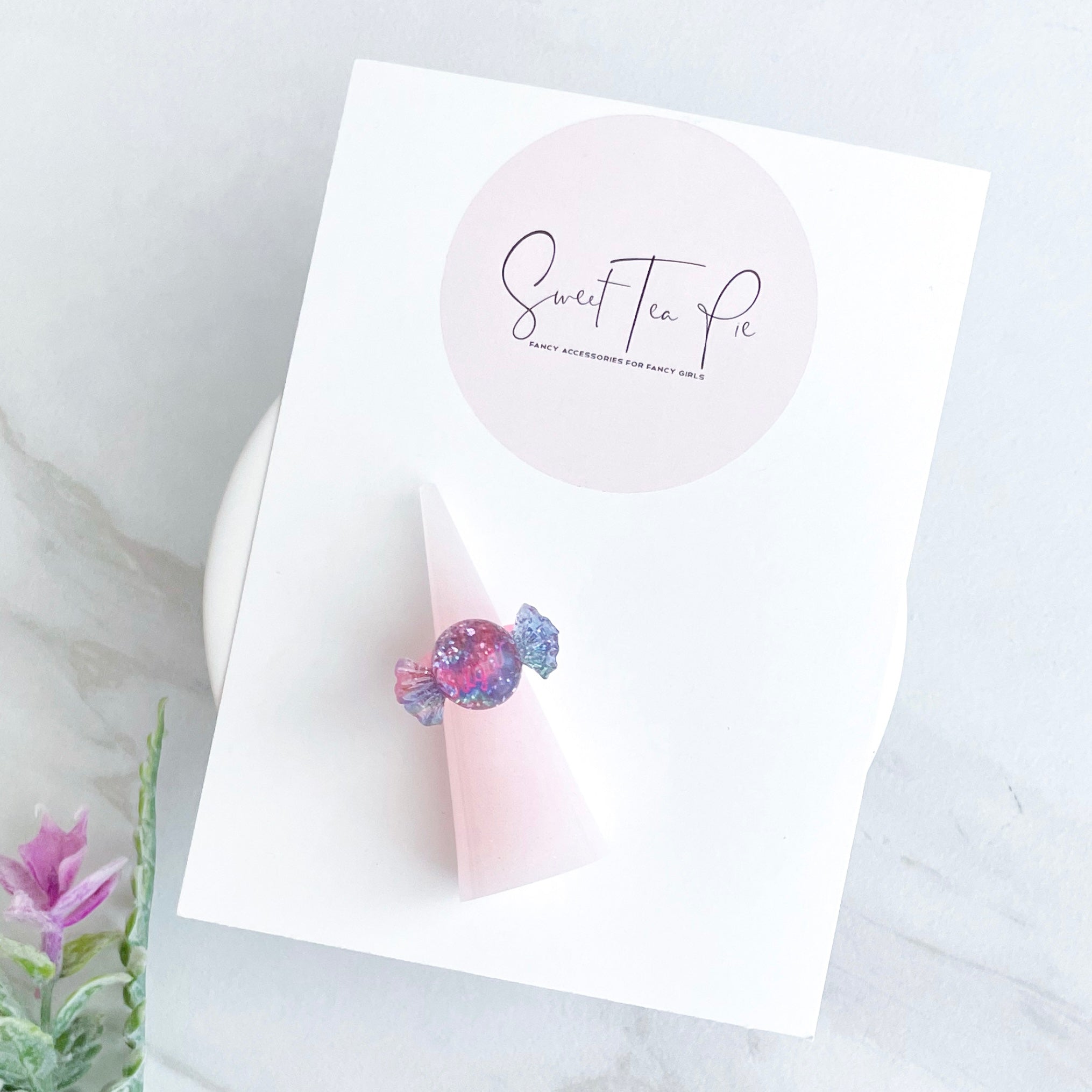 Sugar Candy (Round) Girls Glam Ring