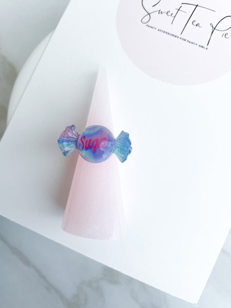 Sugar Swirl (Round) Girls Glam Ring