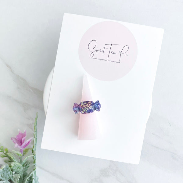 Love You Girls Glam Ring