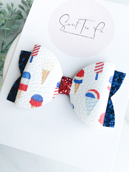 Summer POPsicles Large Loop Hair Bow