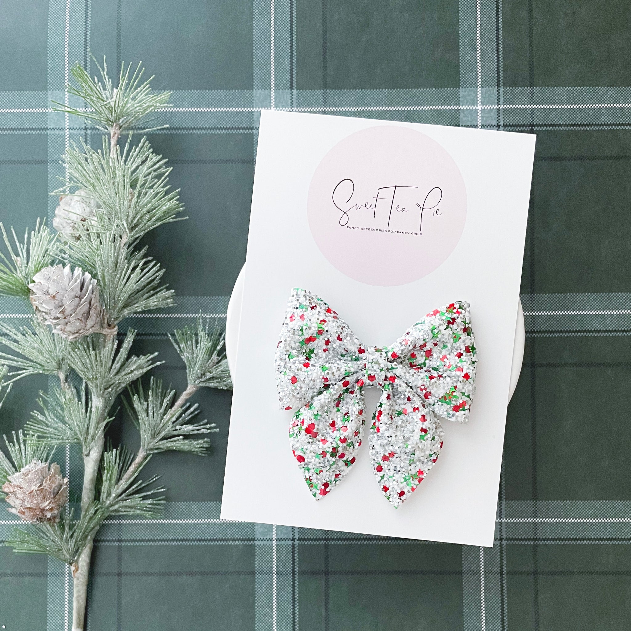 Silver Bells Sailor Hair Bow