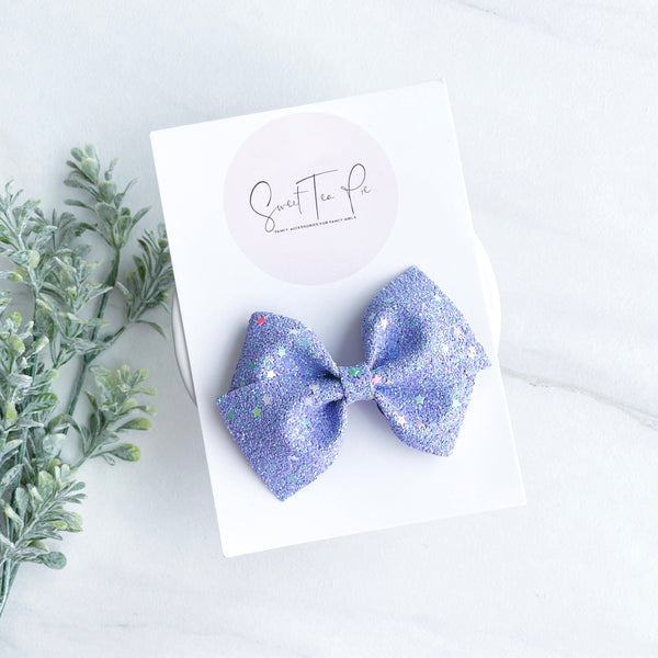 Purple Star Lu Hair Bow