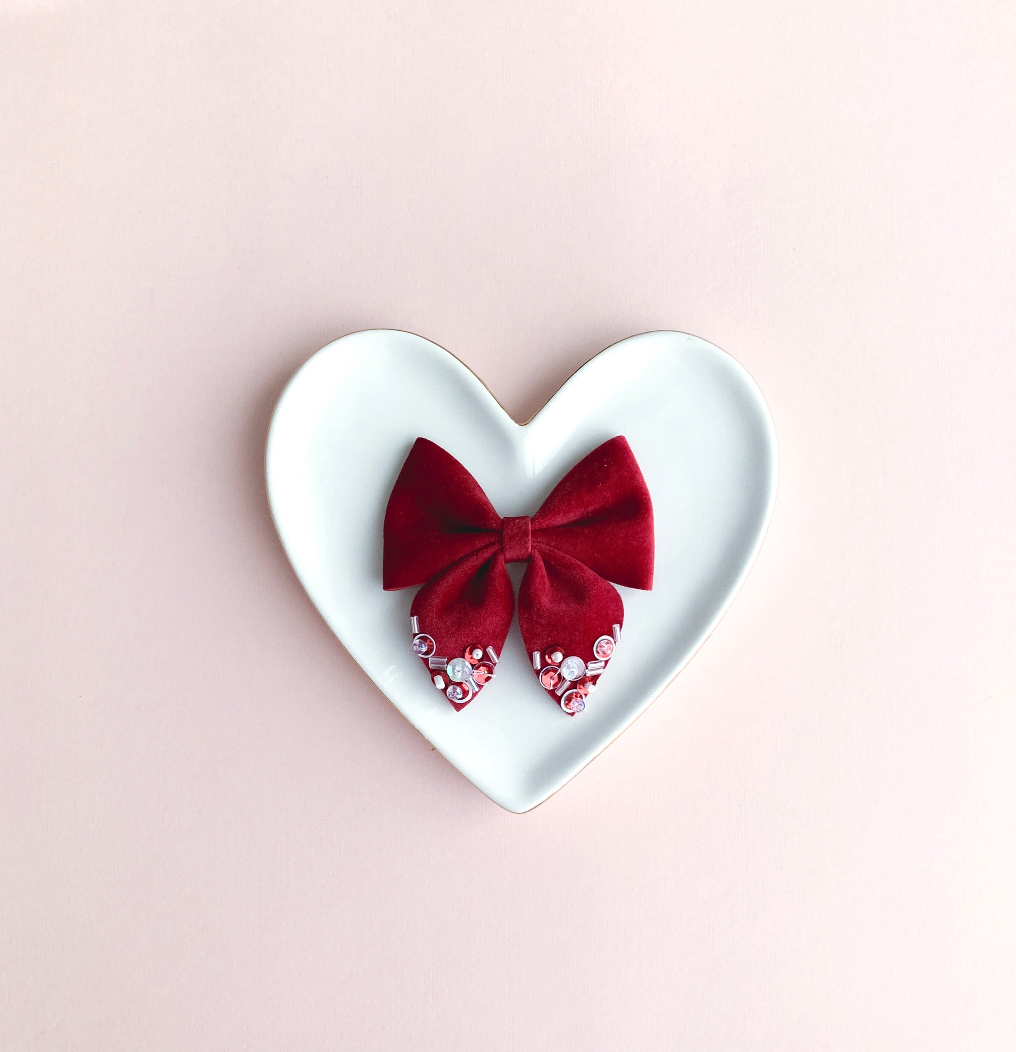 Red Velvet Sequin Dripped Sailor - #1