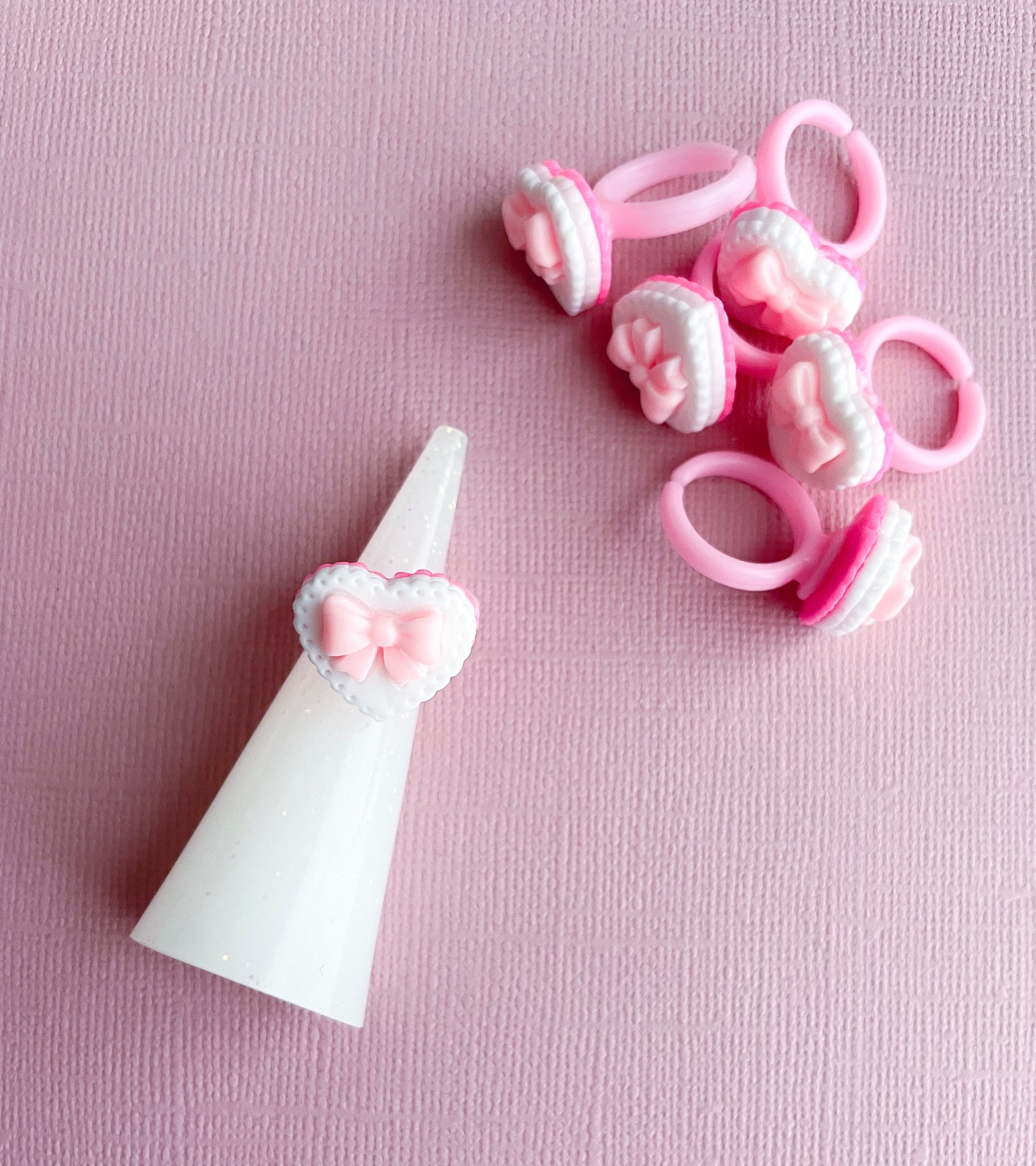 Big Heart Girls Glam Ring