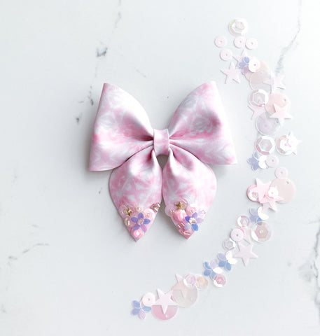 Cotton Candy Sequin Dripped Sailor - #1