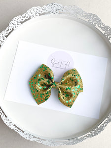 Bucket of Gold Lu Hair Bow