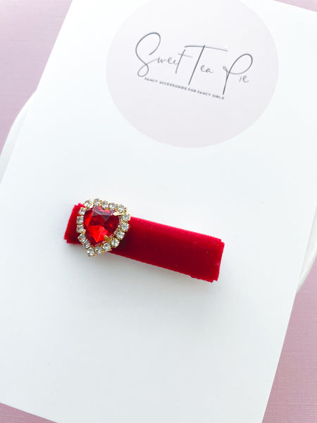 Royal Gems Red Glam Clip