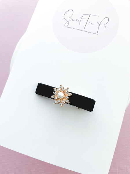 Royal Gems Gold Pearl Glam Clip