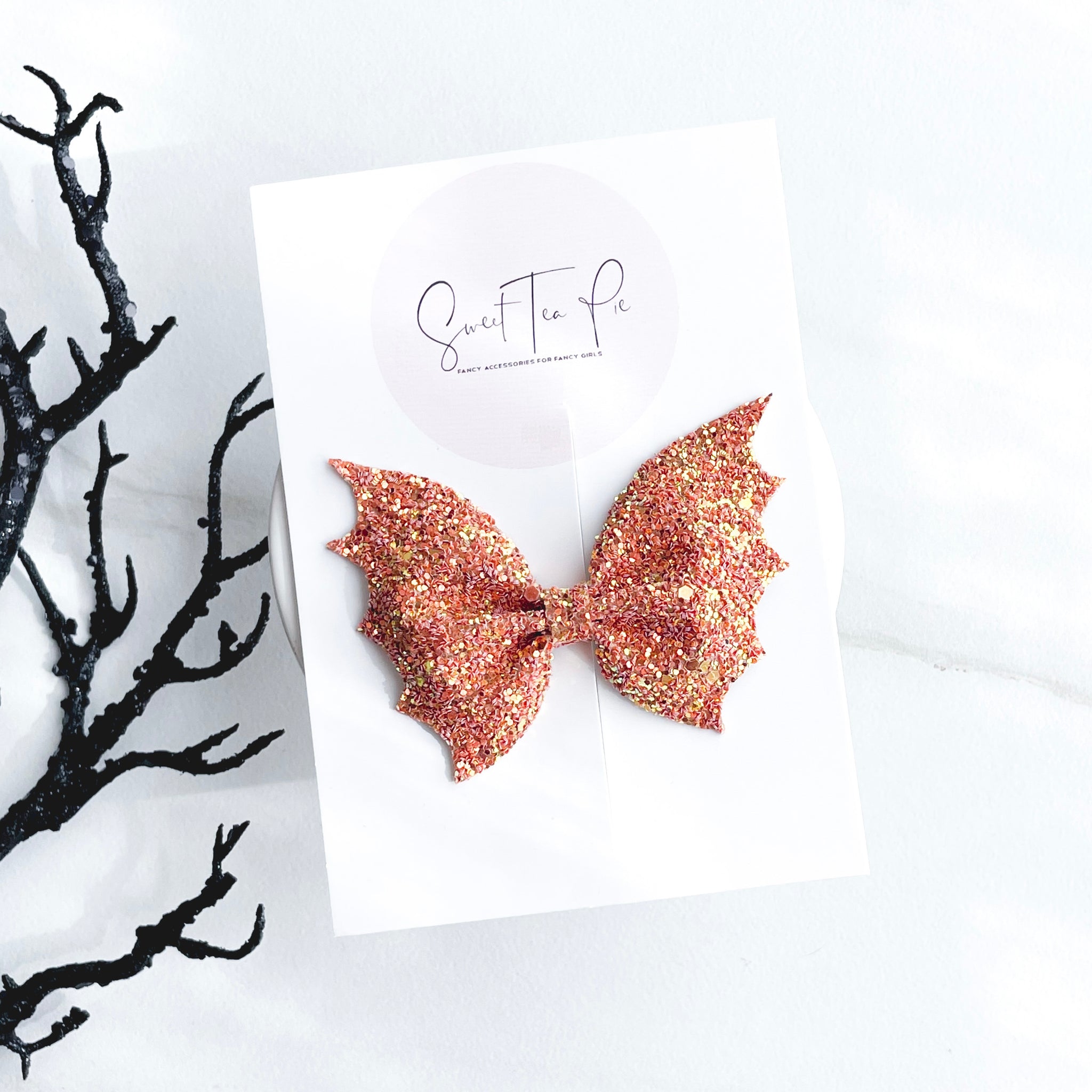 Pumpkin Spice Batty Hair Clip